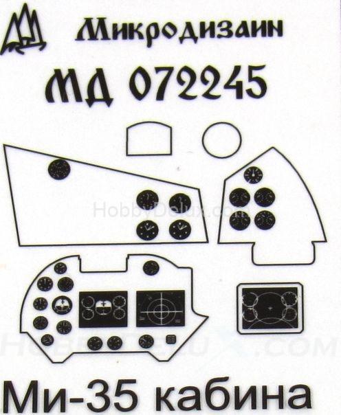 Фототравление для Ми-35 (интерьер) (Звезда) МД072245