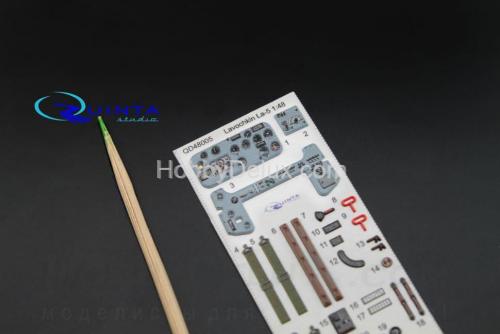 3D Декаль интерьера кабины Ла-5 (для модели Звезда 4801)