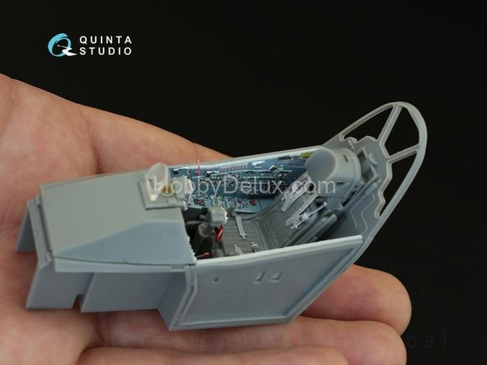 3D Декаль интерьера кабины Су-25УБ для модели Трубач QD32006