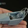 3D Декаль интерьера кабины Су-25УБ для модели Трубач QD32006
