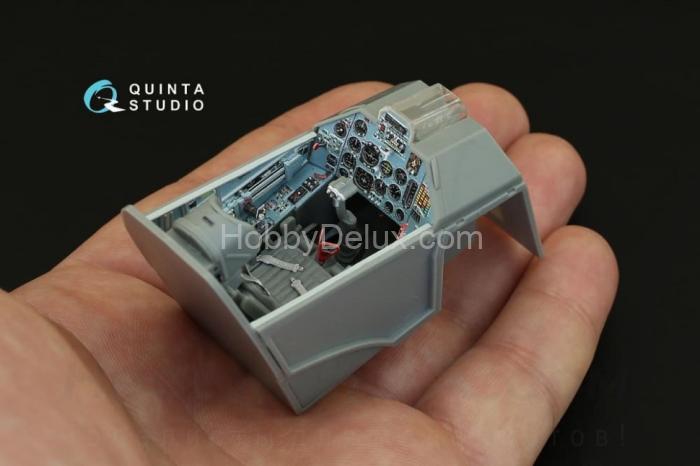 3D Декаль интерьера кабины Су-25УБ для модели Трубач QD32006