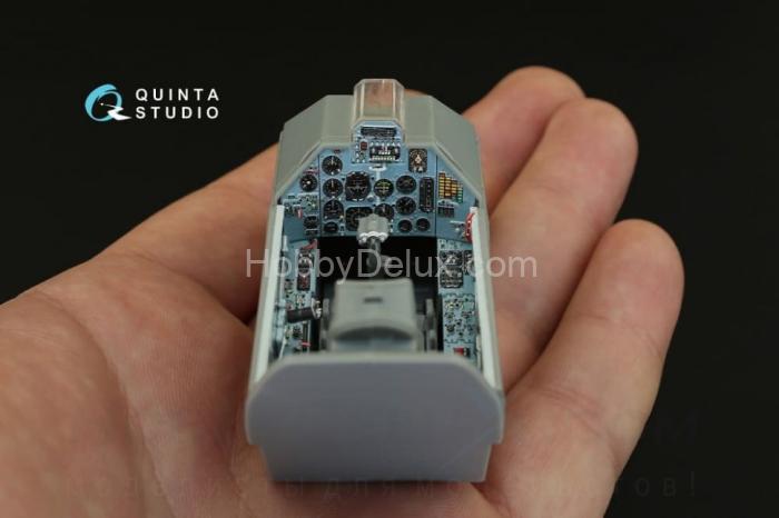 3D Декаль интерьера кабины Су-25УБ для модели Трубач QD32006