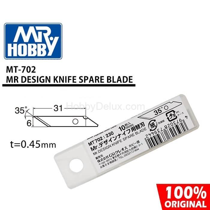 MR.HOBBY Mr.Design Knife Spare Blade Лезвия для ножа MT-701 MT-702