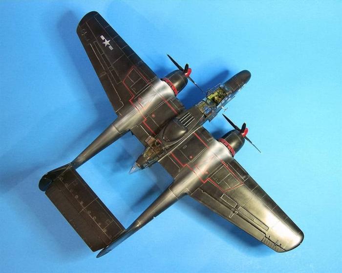 Great Wall Hobby L4810 1:48 Самолет P-61B Black Widow 