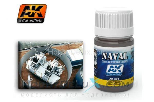 DARK WASH FOR WOOD DECKS AK-301