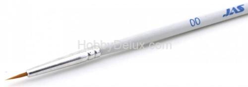 Кисть из синтетического волоса, круглая № 00, 1 шт.