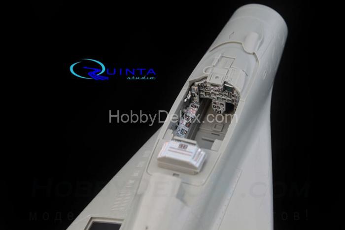 3D Декаль интерьера кабины МиГ-29 (9-12)  (для модели GWH) QD48008