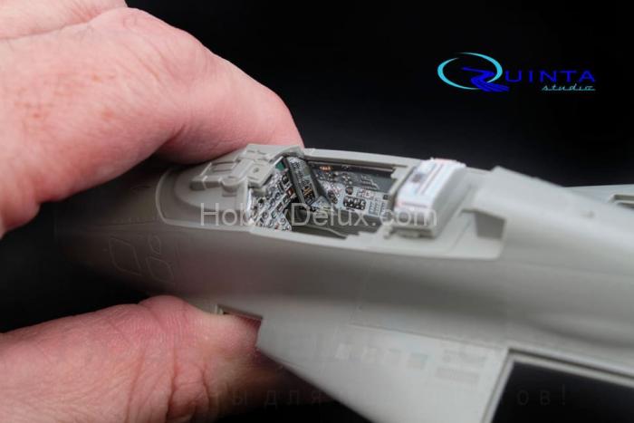 3D Декаль интерьера кабины МиГ-29 (9-12)  (для модели GWH) QD48008