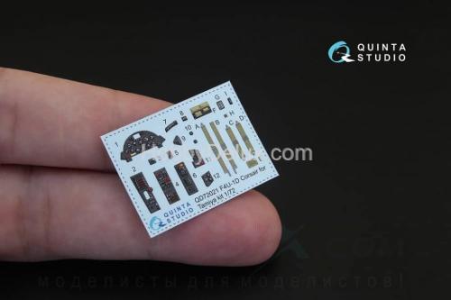 3D Декаль интерьера кабины F4U-1D Corsair для модели Tamiya