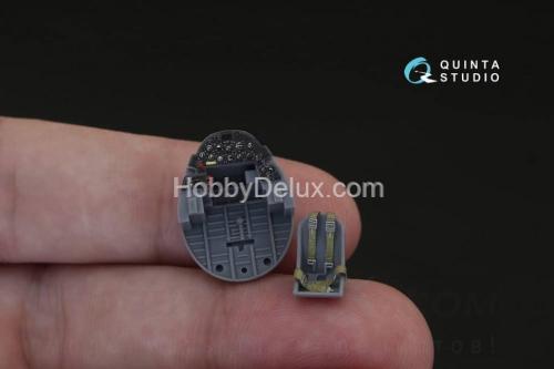 3D Декаль интерьера кабины F4U-1D Corsair для модели Tamiya