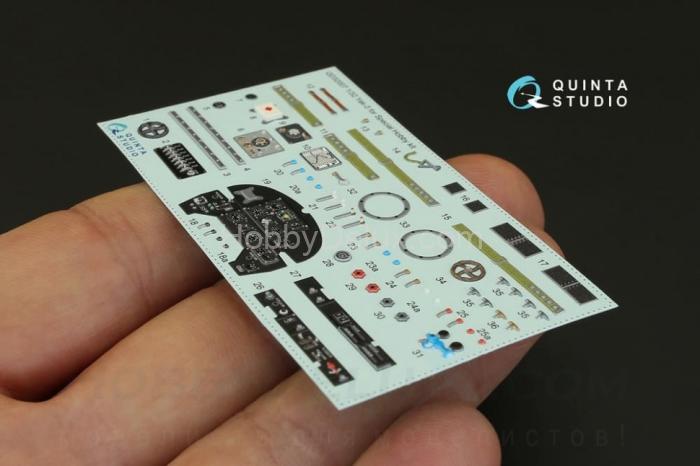 3D Декаль интерьера кабины Як-3 для модели Special Hobby QD32007