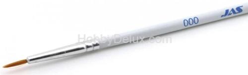 Кисть из синтетического волоса, круглая № 000, 1 шт.