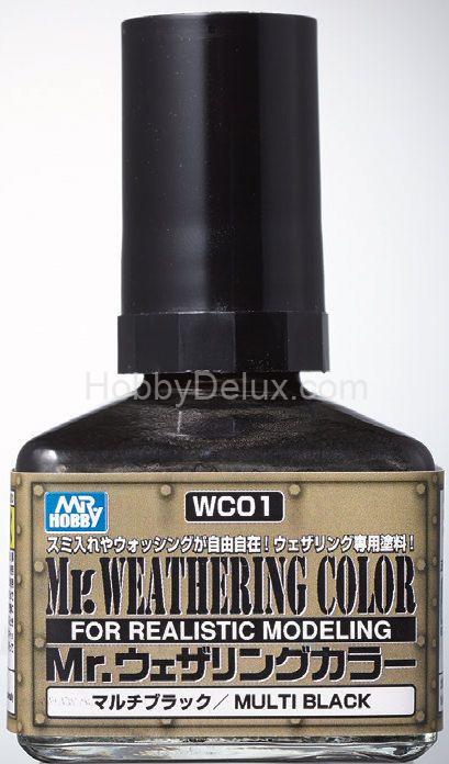 MR.WEATHERING COLOR WC01 - MULTI BLACK WC01