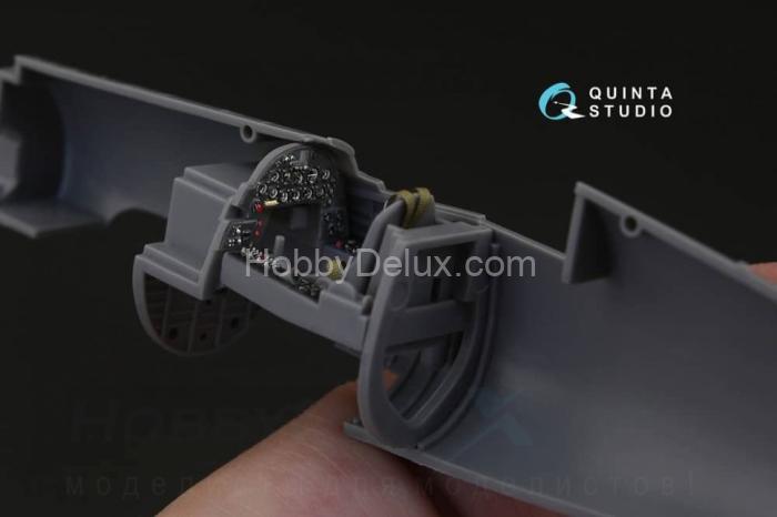 3D Декаль интерьера кабины F4U-1 Corsair , Bird cage, для модели Tamiya QD72023