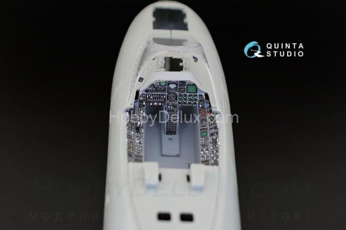 3D Декаль интерьера кабины A-10A для модели Трубач QD32008