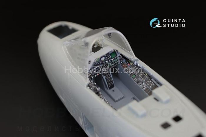 3D Декаль интерьера кабины A-10A для модели Трубач QD32008