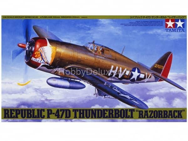 Американский истребитель-бомбардировщик P-47D Thunderbolt "Razorback" 61086