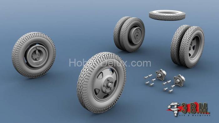 ГАЗ-АА колеса "Красный Треугольник" 1/35 RS35017