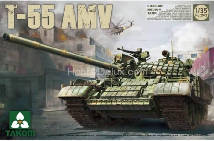Takom 2042 Российский средний танк Тип-(55) AMV 2042