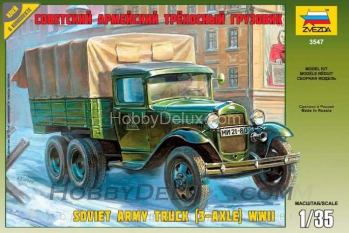 Советский армейский трехосный грузовик (ГАЗ-ААА) ZV3547