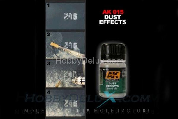 AK015 AK Interactive Смывка DUST EFFECTS (эффекты пыли) AK015
