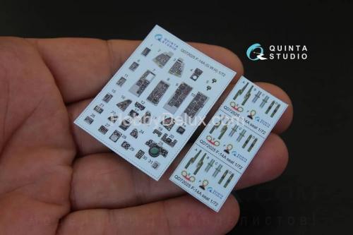 3D Декаль интерьера кабины F-14A для модели GWH