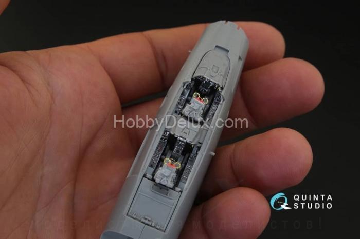 3D Декаль интерьера кабины F-14A для модели GWH QD72025