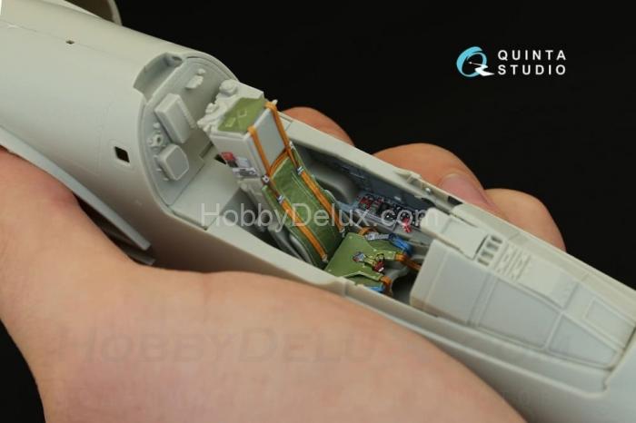 3D Декаль интерьера кабины Mirage 2000C для модели Kitty Hawk QD32009