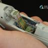 3D Декаль интерьера кабины Mirage 2000C для модели Kitty Hawk QD32009