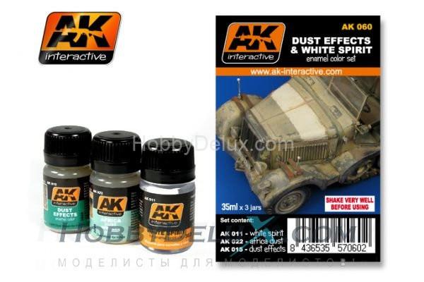 DUST EFFECTS AND WHITE SPIRIT SET AK-060