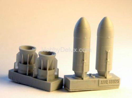 РБК-500 ПТАБ-1, разовая бомбовая кассета калибра 500 кг с противотанковыми кумулятивными  боевыми элементами (в комплекте две РБК-500).