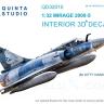 3D Декаль интерьера кабины Mirage 2000-5 для модели Kitty Hawk QD32010
