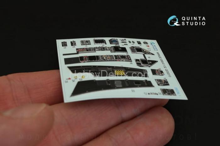 3D Декаль интерьера кабины Mirage 2000-5 для модели Kitty Hawk QD32010