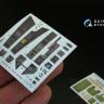 3D Декаль интерьера кабины Mirage 2000-5 для модели Kitty Hawk QD32010