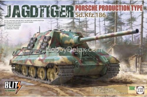 Takom 8003 Jagdtiger Sd.Kfz. 186 Porsche Production type