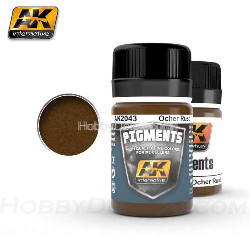 AK Interactive AK-2043 OCHER RUST PIGMENT (пигмент ржавчина охристая)