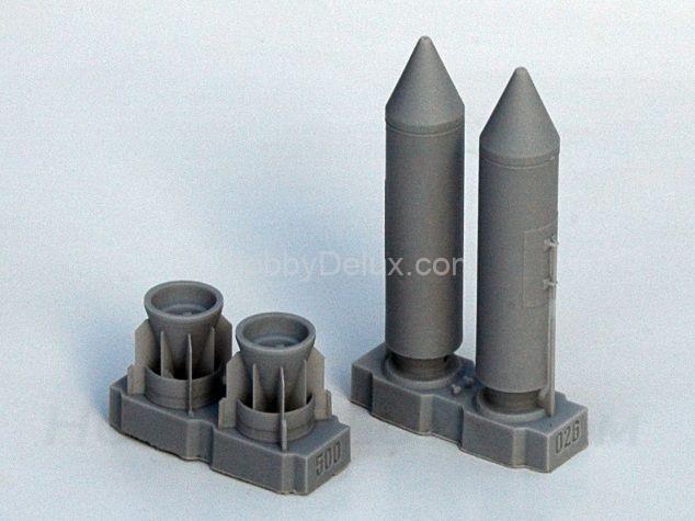 РБК-500 БЕТАБ, разовая бомбовая кассета калибра 500 кг в снаряжении бетонобойными боевыми элементами (в комплекте две РБК-500). AMC48026