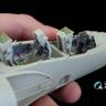 3D Декаль интерьера кабины Mirage 2000B для модели Kitty Hawk QD32011
