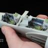 3D Декаль интерьера кабины Mirage 2000B для модели Kitty Hawk QD32011