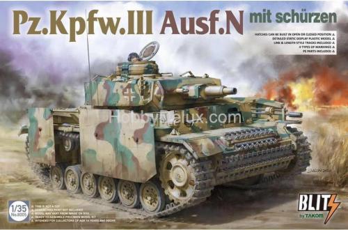 Takom 8005 Танк Pz.Kpfw.III Ausf.N