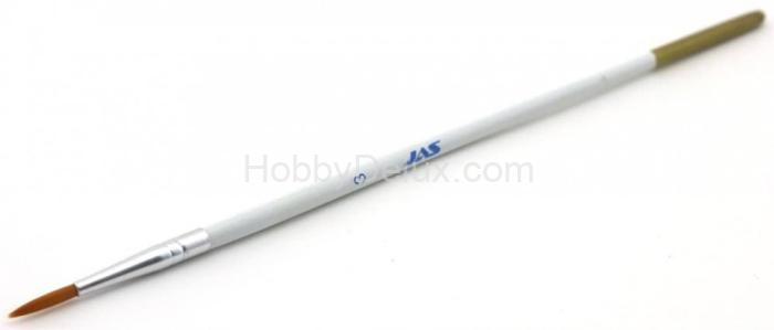 Кисть из синтетического волоса, круглая № 3, 1 шт. JAS3608_1