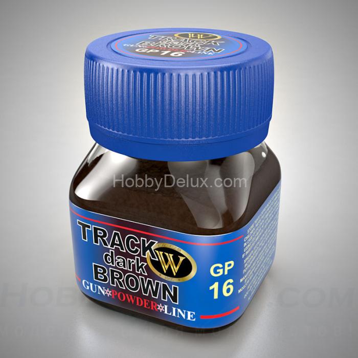 WILDER GP-16 Сухой пигмент - ТЁМНО-КОРИЧНЕВЫЙ ДЛЯ ТРАКОВ HDF-GP-16