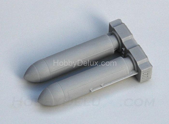 РБК-500 АО-2,5 РТМ, разовая бомбовая кассета калибра 500 кг в снаряжении осколочными боевыми элементами. (в комплекте две РБК-500). AMC48027