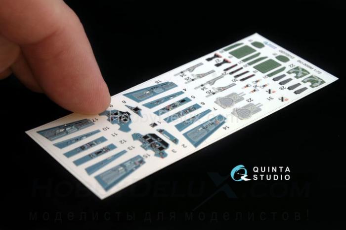 3D Декаль интерьера кабины Су-30СМ QD72012