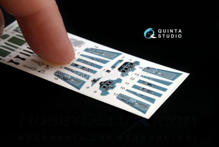 3D Декаль интерьера кабины Су-30СМ QD72012