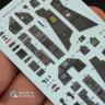3D Декаль интерьера кабины Mirage 2000D для модели Kitty Hawk QD32012