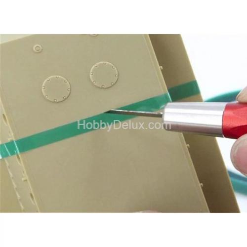 Border Model BD0037-4 Лента зеленая прозрачная с жестким краем 4мм (30м)