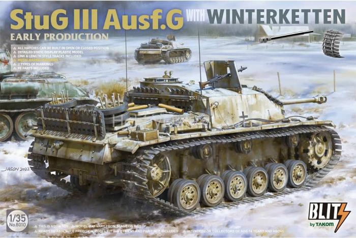 Takom 8010 StuG III Ausf.G With Winterketten (Early Production)