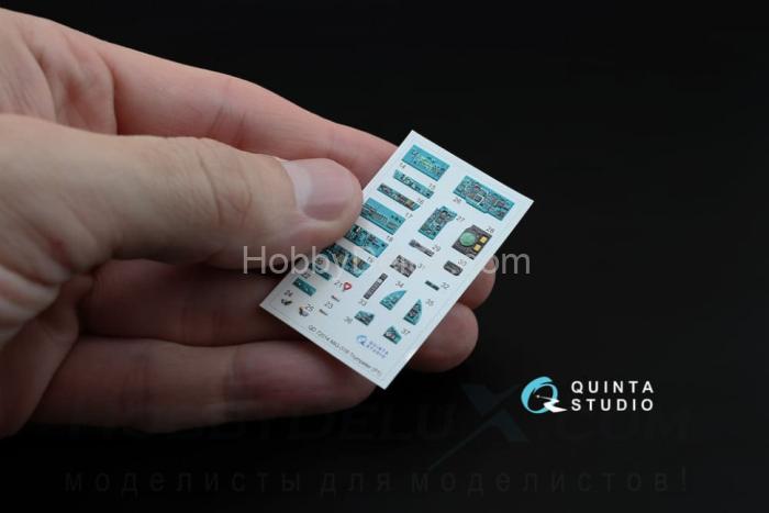 3D Декаль интерьера кабины МиГ-31Б 1/72 QD72014