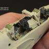 3D Декаль интерьера кабины Mirage 2000N для модели Kitty Hawk QD32013